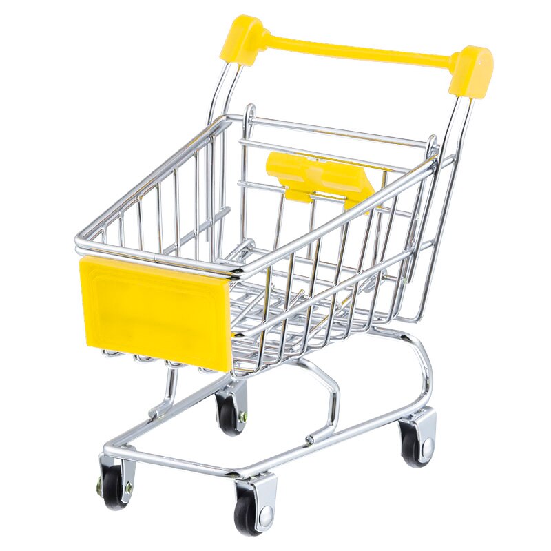 Mini jouet caddies petit jouet pour animaux de compagnie supermarché Handcart panier utilitaire panier de stockage stockage à la maison: G91945