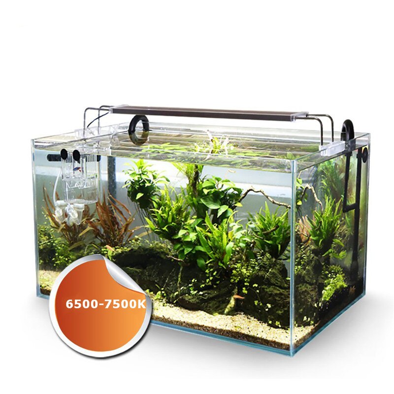 220v ADE Series Aquarium LED Lighting 12-24W SMD LED Overhead Fish Tank Aquatic Plant Growing Light 6500-7500K