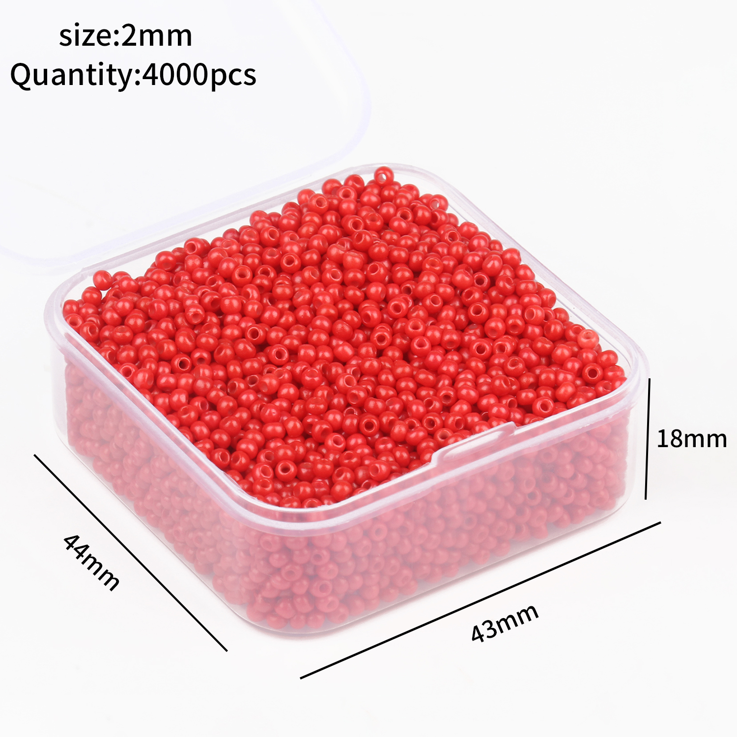 4000 pièces/boîte 2mm breloque perles de rocaille en verre tchèque entretoise perles en vrac pour Bracelet fait à la main collier fabrication de bijoux résultats fournitures