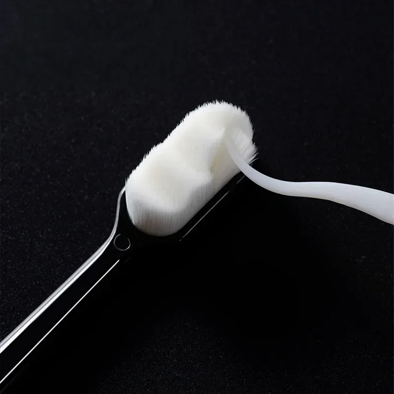 3pc ultra-fino escova de dentes macia adulto escova de dentes limpeza profunda portátil viagem escova de cuidados dentários clareamento oral dentista