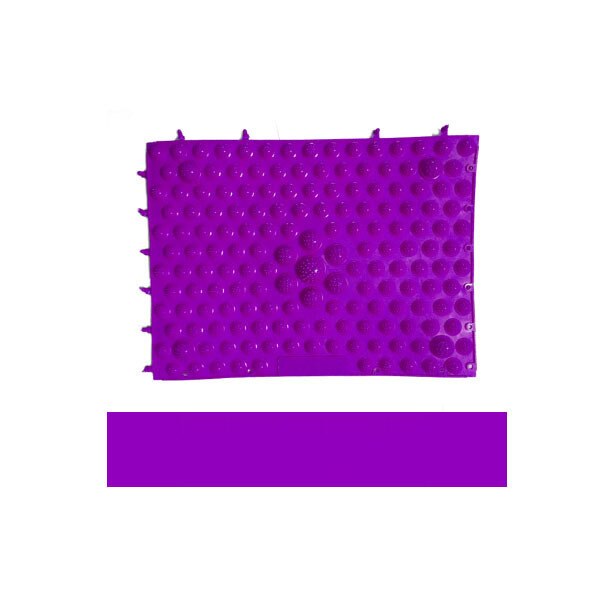Duurzame Reflexologie Voetmassage Pad Teen Druk Bloedsomloop Plaat Mat Voor Massager Gezondheidszorg Mat Acupressuur: Purple