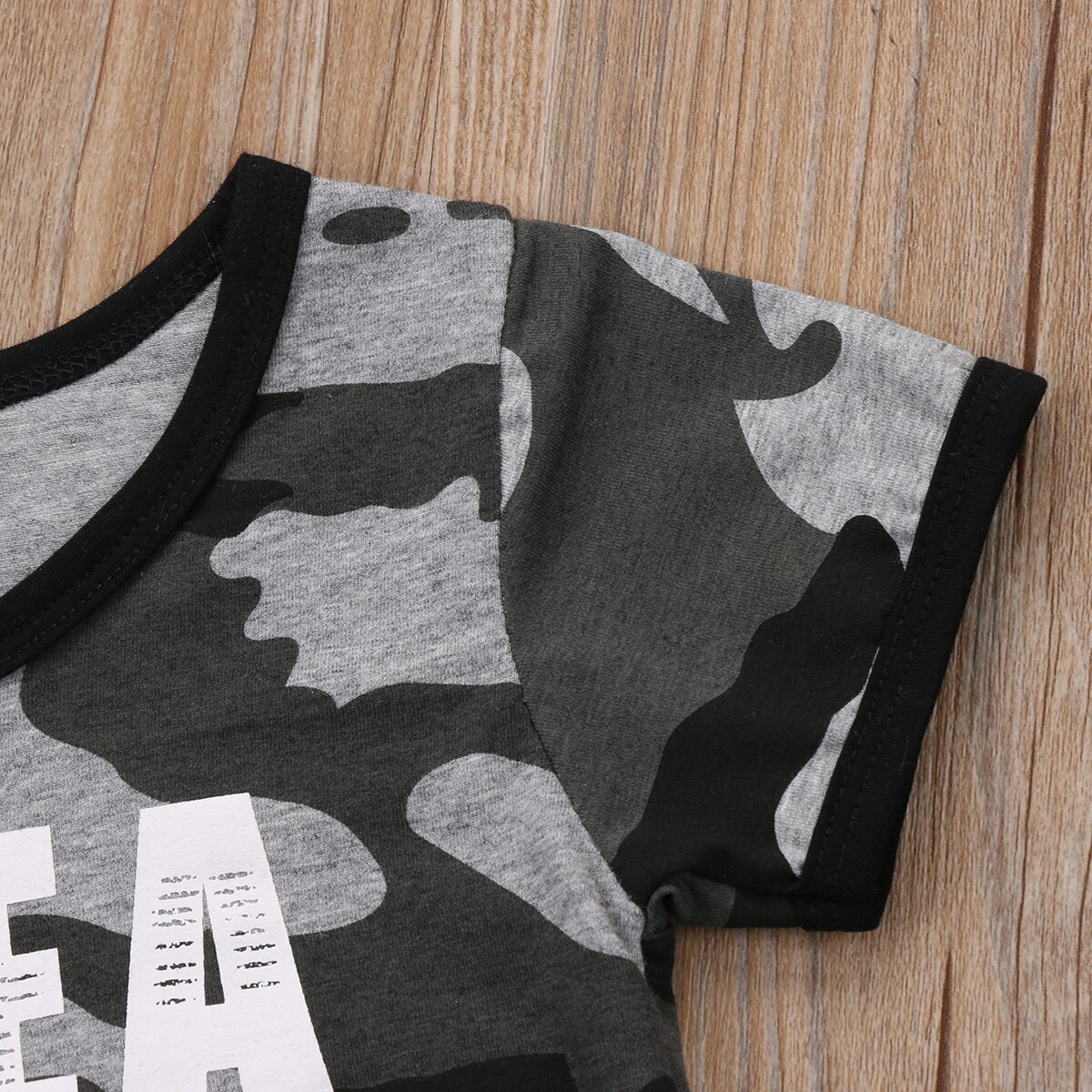 Toddler Infant Baby Boy Girl Kids Cotton Romper Camouflage Infant Jumpsuit Short Sleeve Clothes Outfit