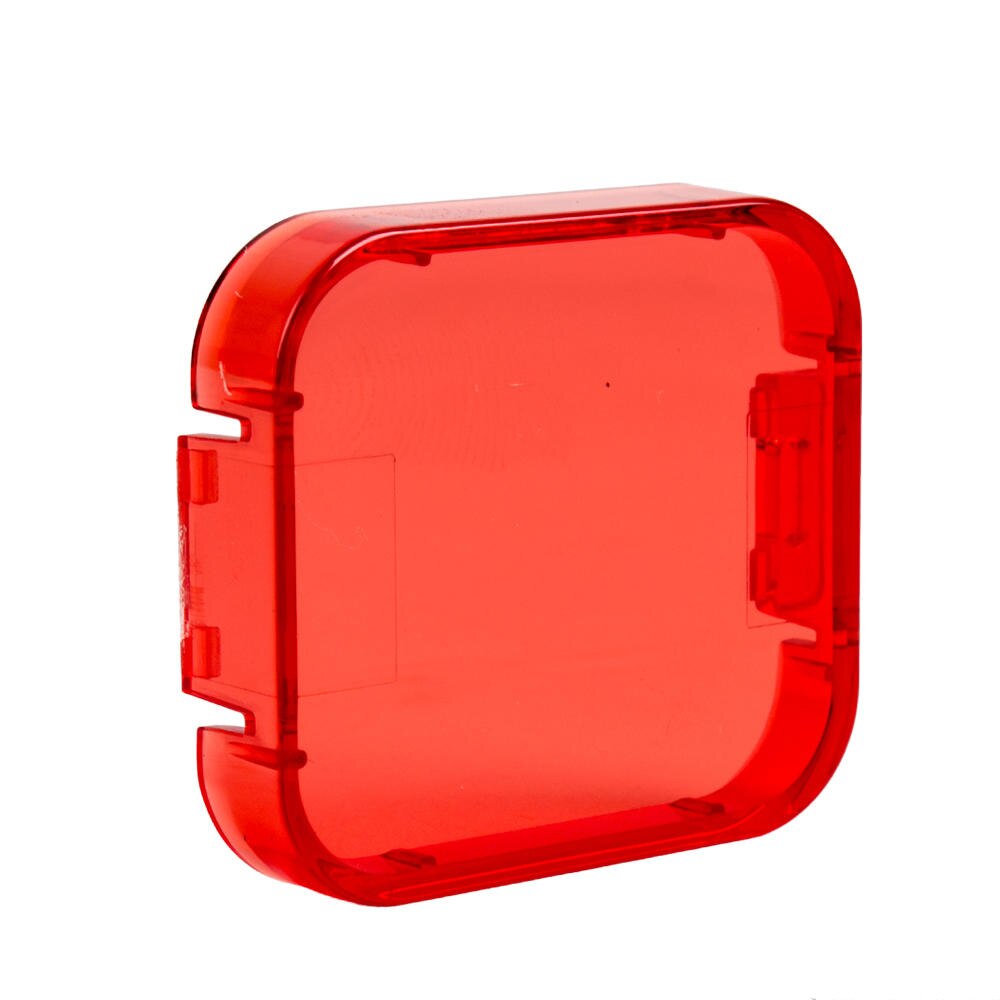 Filtro de buceo amarillo, rojo, Morado, Gris, Naranja y rosa, filtradores de buceo, Protector de lente para Go pro Hero 5, 6, 7, negro, nuevos accesorios para Gopro: Only One Red