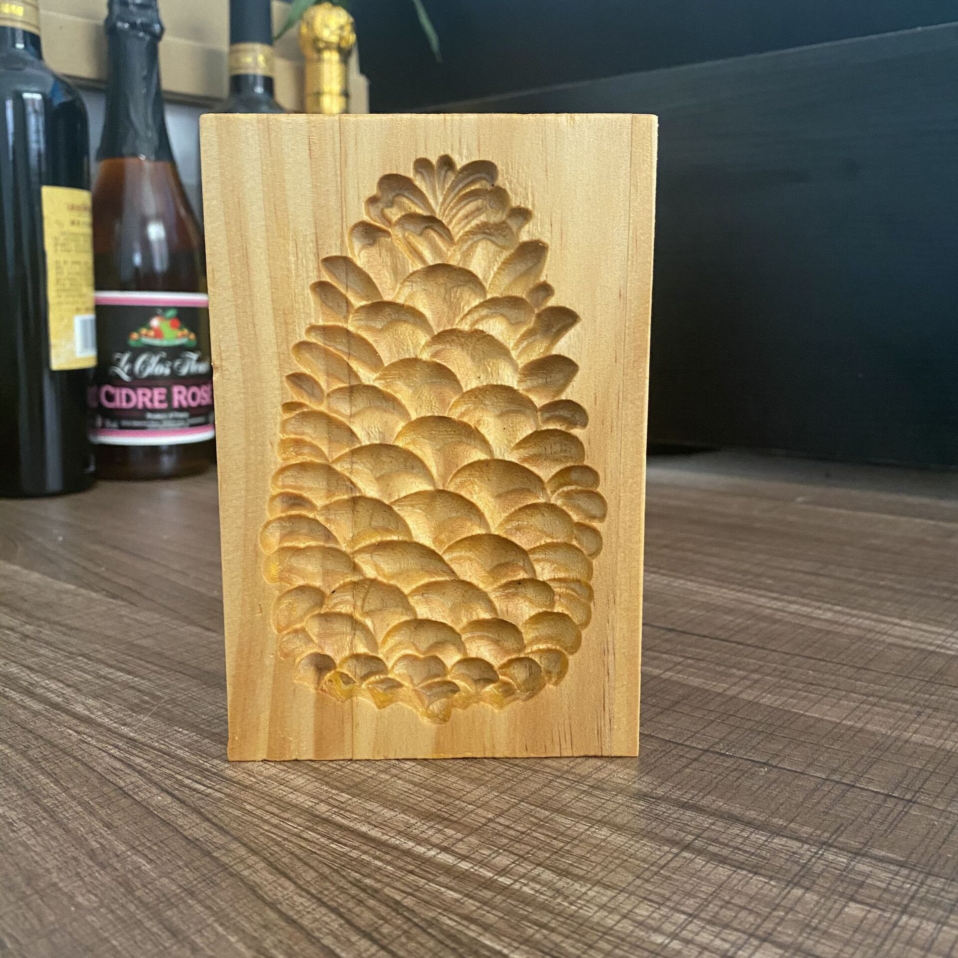 Holz Cookie Schimmel Haushalt Lebkuchen Kuchen Schimmel Presse 3D Keks Präge Formen Bäckerei Gerät Backen Werkzeug Küche Liefert: b