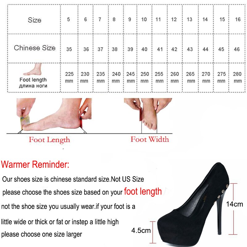Super High Heel Pumps 14cm Waterproof Stiletto Nightclub Princess Shoes Heeled Shoes Women