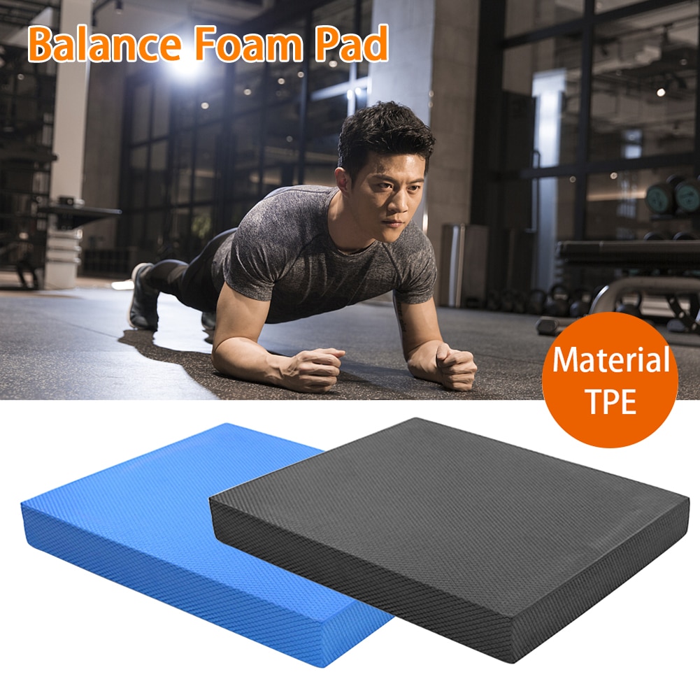 Non Slip Soft TPE Gym For Physical Therapy Balance Foam Pad Stability Workout Exercise Mat Strength Training Yoga Chair Cushion