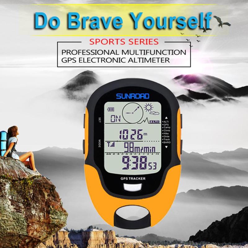 Multifunctional Electronic GPS Beidou System Altimeter with Compass oval Hiking Climbing Camping Equipment Accessories