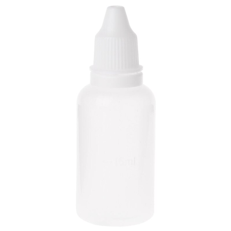 T84E 5-100ml Empty Plastic Squeezable Dropper Bottles Eye Liquid Dropper Container: 30ml