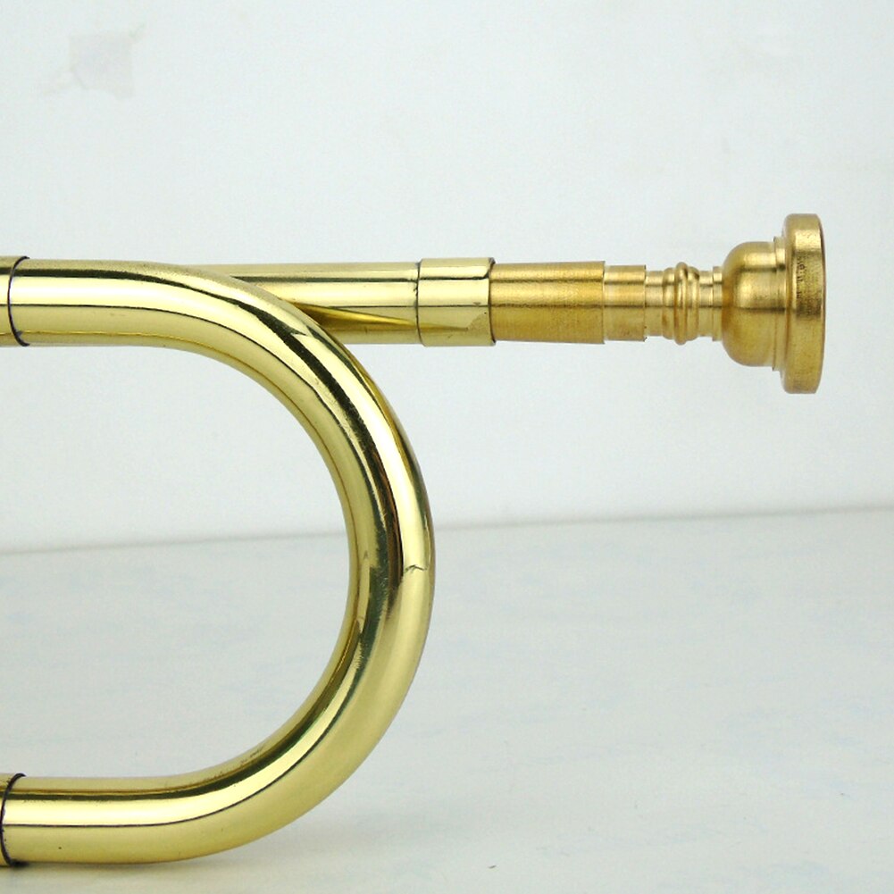 Tone bugle mouth bærbar gull liten universal messing instrument trompet munnstykke mini erstatning tilbehør