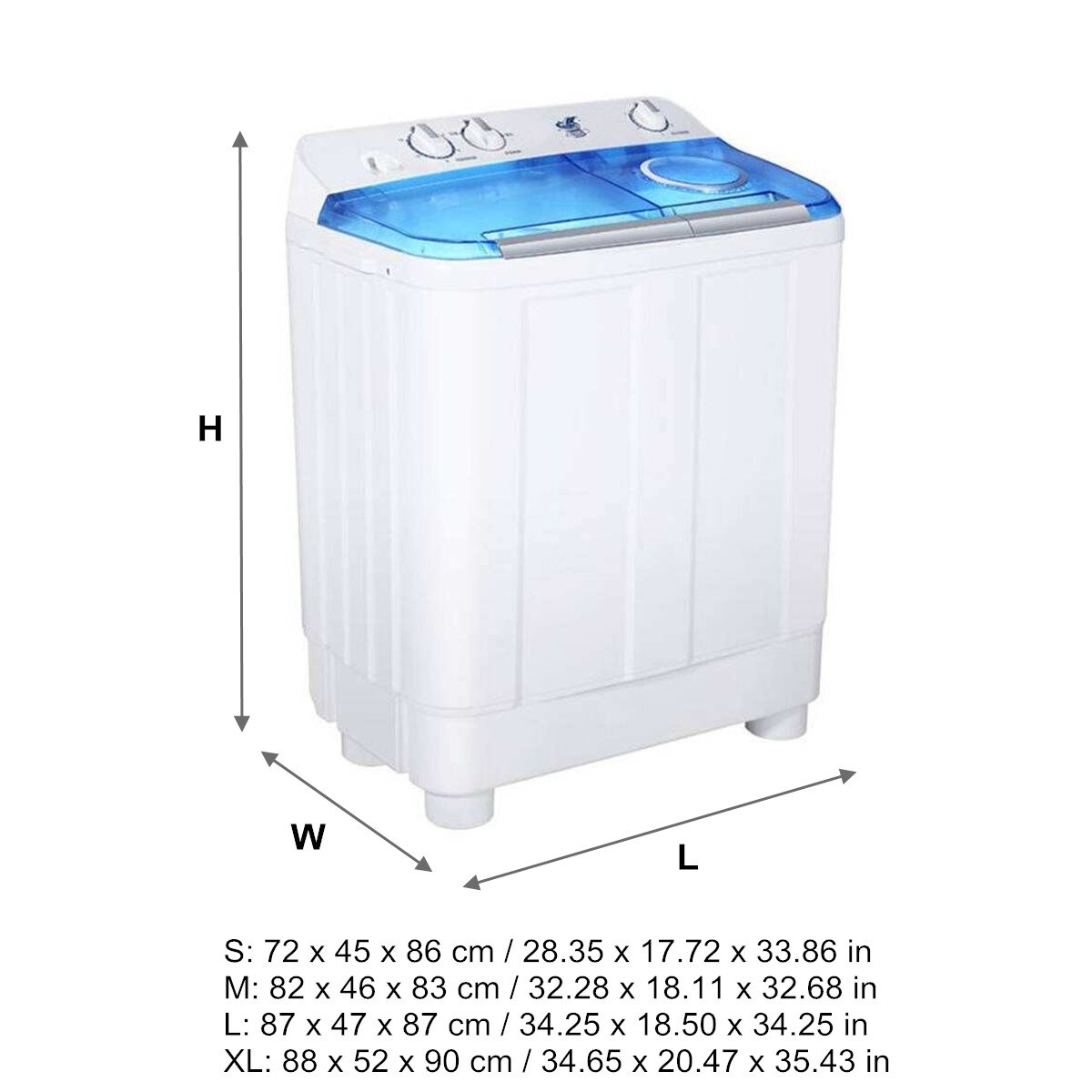 Fully Automatic Top Open Washer Sunscreen Washing Machine Waterproof Cover Dryer Polyester Gold Dustproof Washing Machine Cover