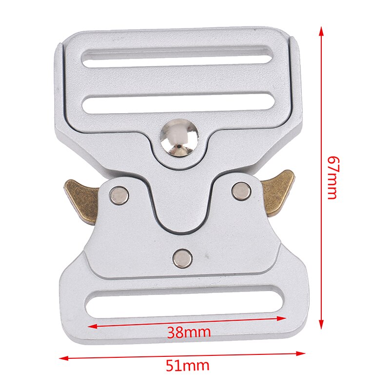 Metal Strap Buckles For Webbing DIY Bag Luggage Clothes Accessories Clip Buckles: C