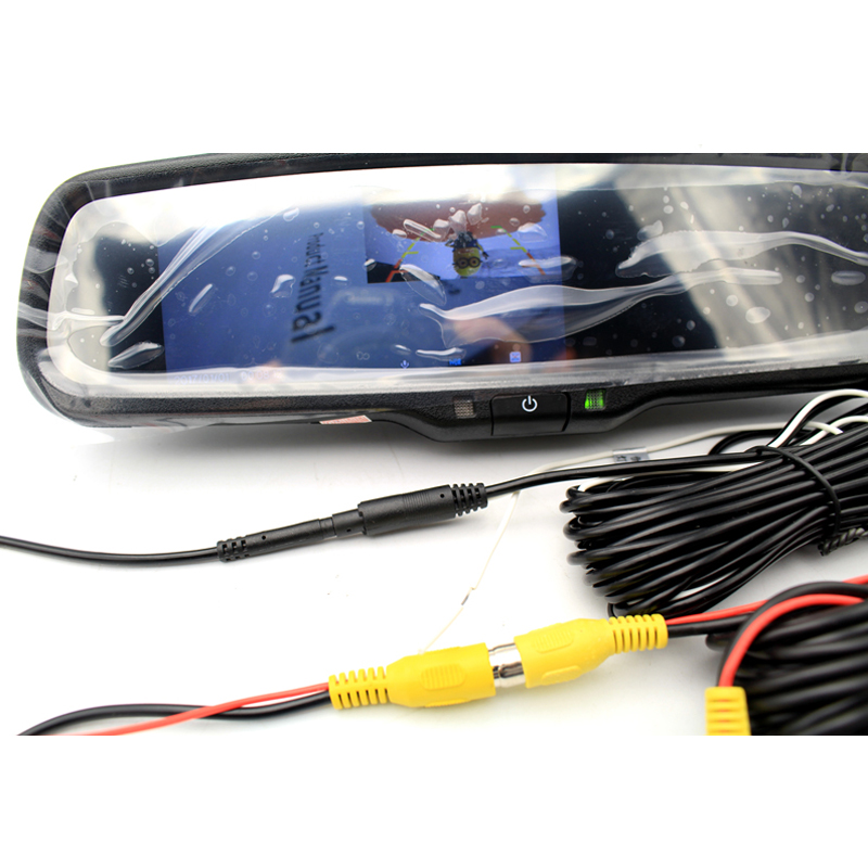 GreenYi 4 Pin Plug to RCA Plug Conversion Line Only Support NTSC System ONLY FOR GreenYi DVR Mirror Monitors