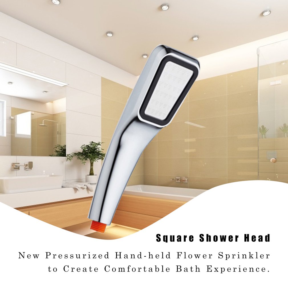 Douchekop Vierkant - Waterbesparend - 300 Gaten - Handdouche - ABS Plastic