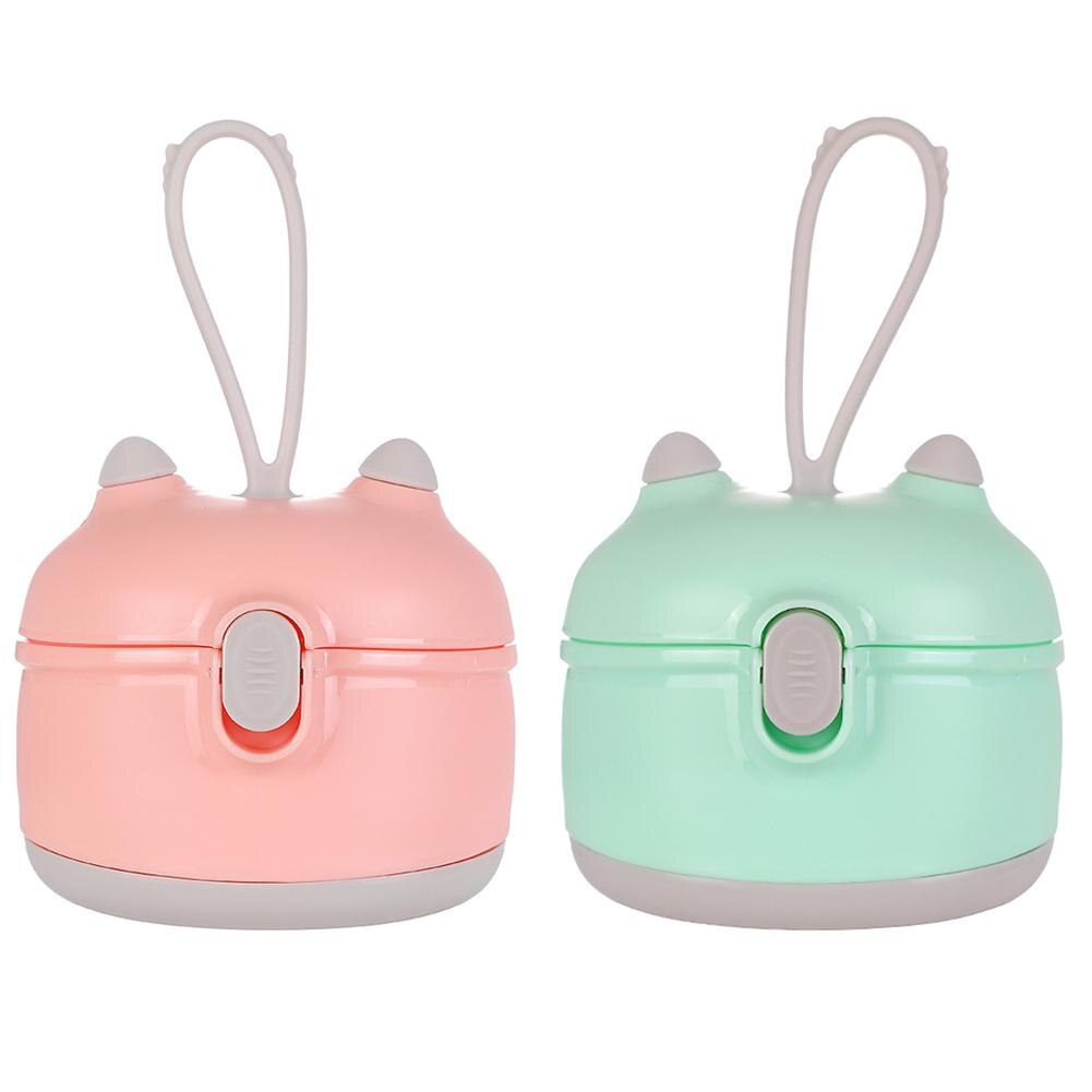 Babyvoeding bewaardoos met lepel, siliconen afsluitring, draagbare doos voor babymelkpoeder, snacks, voedingsaccessoires