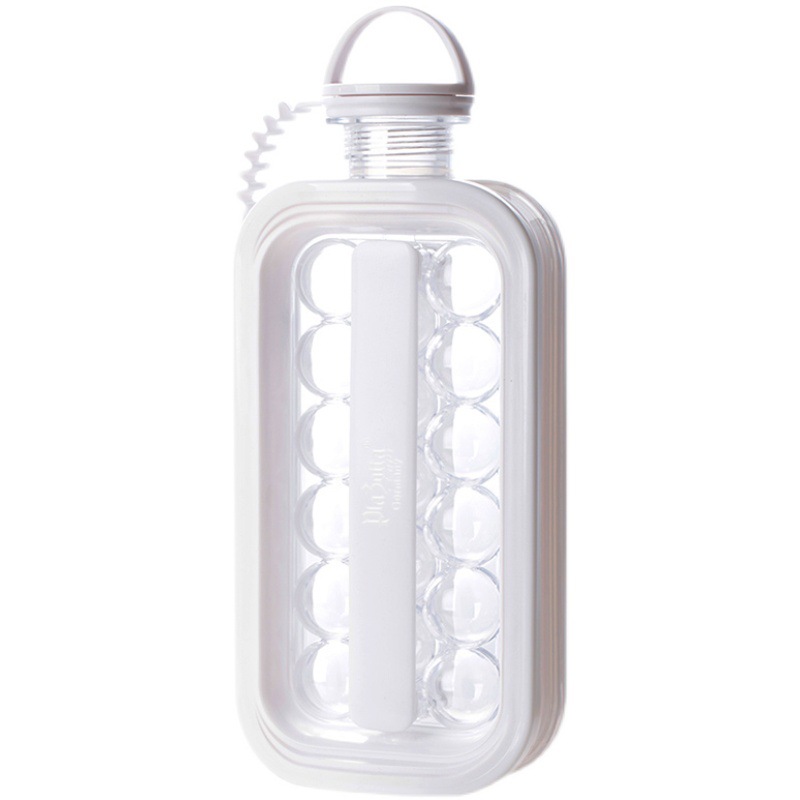 Ice Ball Maker 2 In 1 Portable Ice Kettle Ice Cube Maker Form for Whiskey Cocktail DIY Round Ice Ball Party for Bar Kitchen Tool: 17 pieces of ice