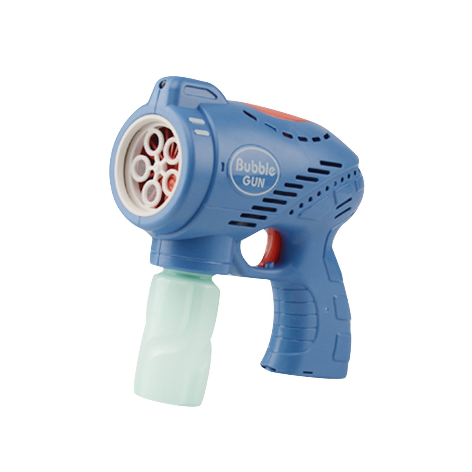 Nuovo lampeggiante illumina bambini spazio a cinque fori macchina per bolle magiche giocattoli da nuoto estivi forniture per matrimoni regalo di compleanno creatore di bolle: A