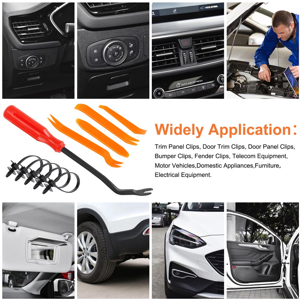 Gemengde Auto Fastener Clip Auto Body Push Retainer Pin Klinknagel Bumper Portierbekleding Retainer Fastener Kit Auto Accessoires