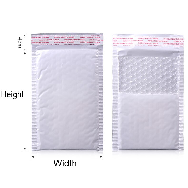 10 pieces / pack 20 * 25mm waterproof white pearl film bubble envelope pouch foam mail filled envelope wrap Kraft