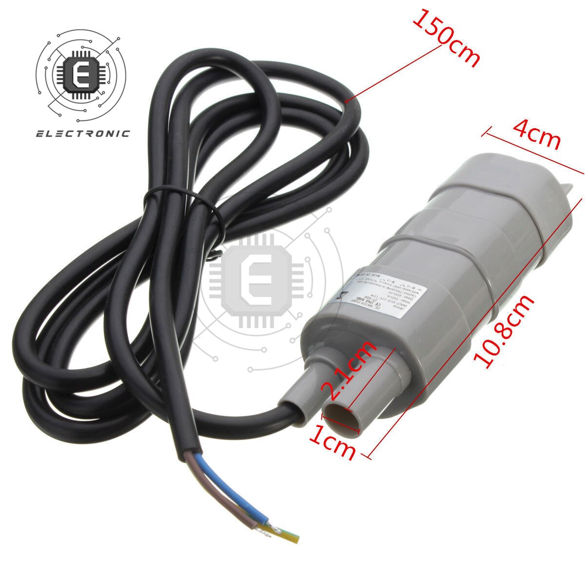 Dc 12V JT-500 Dc Dompelpomp 600L/ H 5M Voor Zonne Aquarium Micro Dompelpomp Motor waterpomp