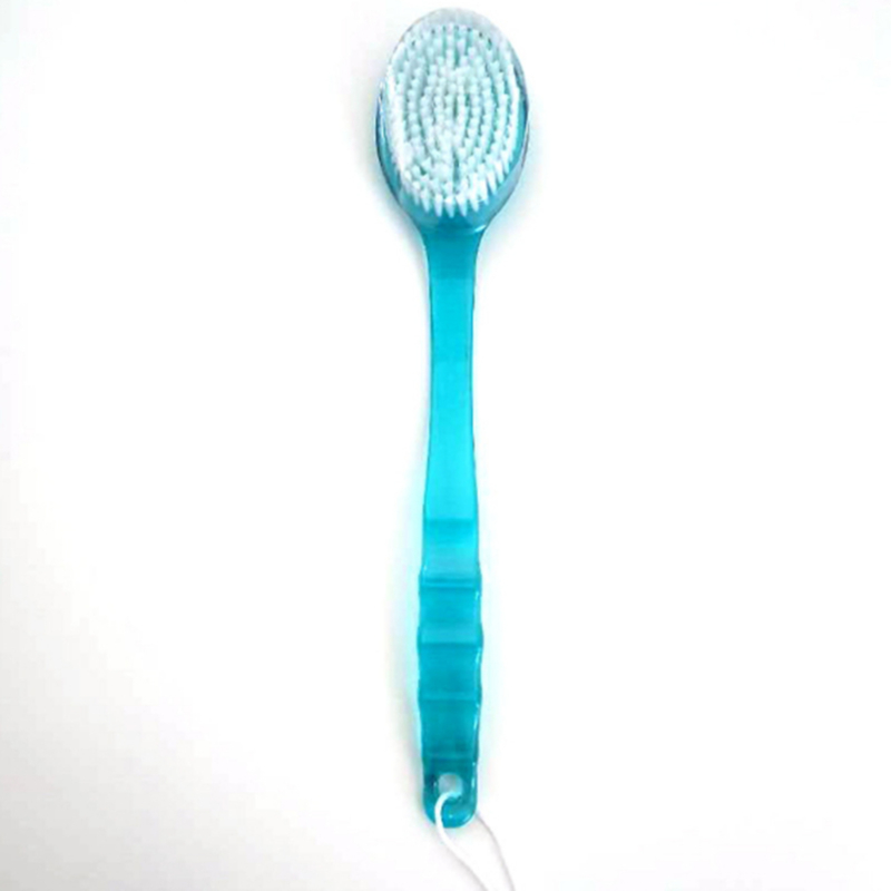 Bath Shower Back Brush Long Handled Plastic Scrubber Skin Utility Durable Body Bathroom Accessories Cleaning Tool: Red