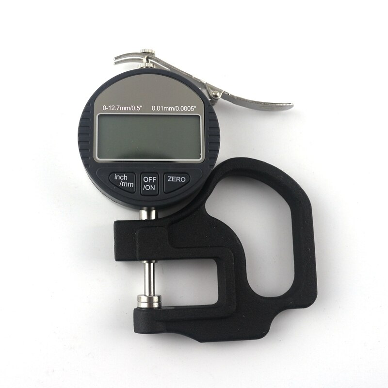 0-12.7mm 0.5&#39;&#39; Digital Thickness Tester Gauge 0.01mm Electric Micrometer Depth Tester with Data Output