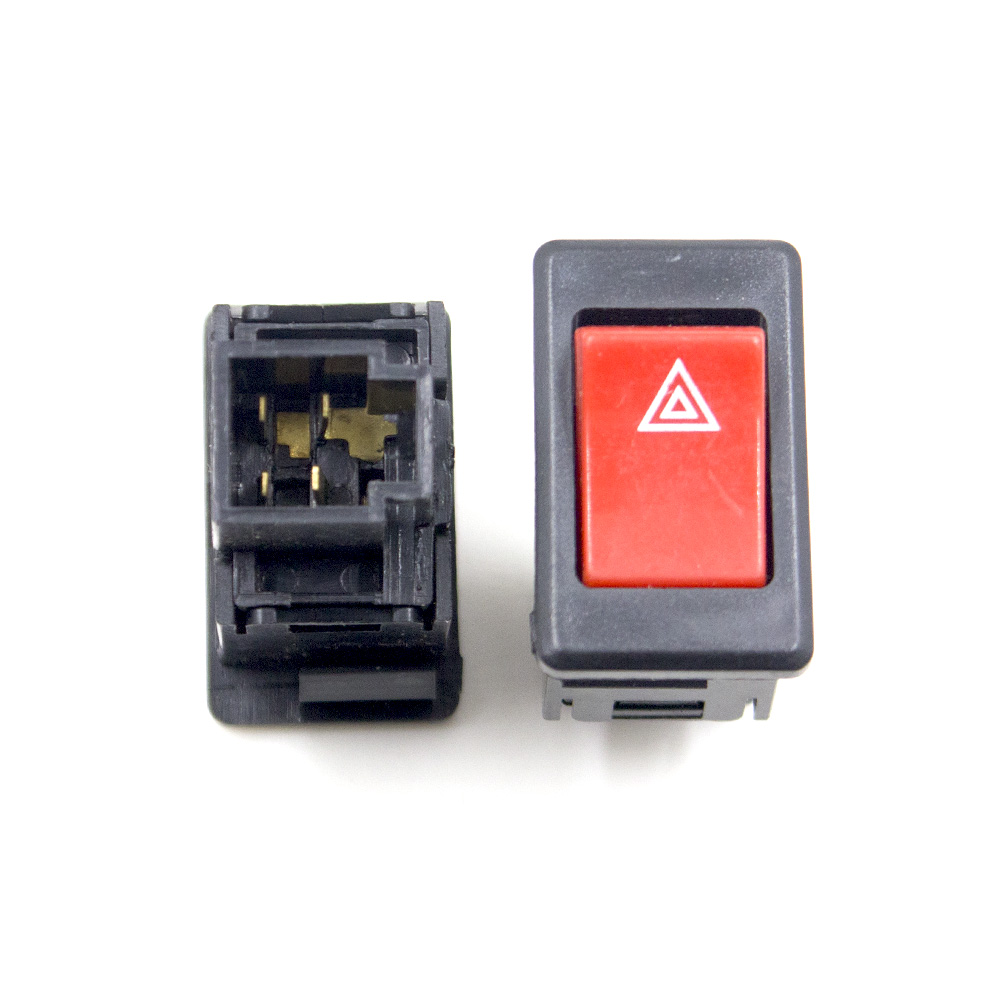Interruttore a pulsante basculante di potenza di avviso faro 1Pc Interruttore autobus per camion per auto a 4 spillo