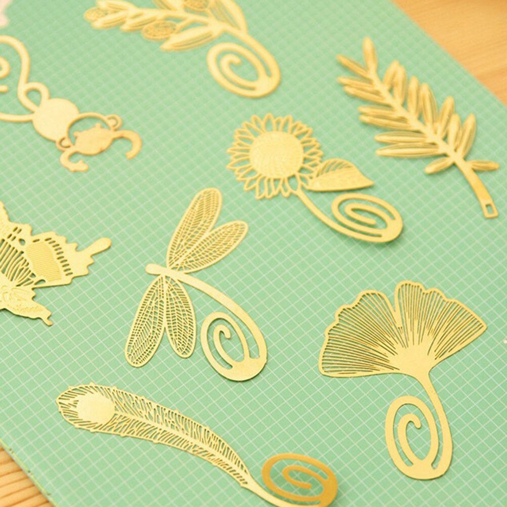 Antike Überzogene Schmetterling Libelle Lesezeichen Mini Nette Kawaii Gold Metall Lesezeichen Papier Clip Koreanische Statioenry: Ursprünglich Titel
