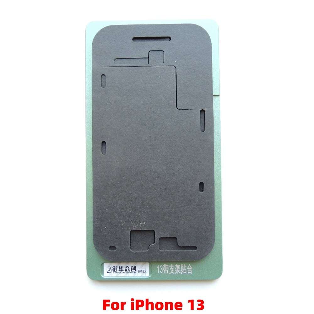 Molde laminado para iPhone 13, 13 Pro, Max, Mini molde de posición de marco, herramientas de reparación de laminado de vidrio OCA de pantalla LCD: 13 Laminate