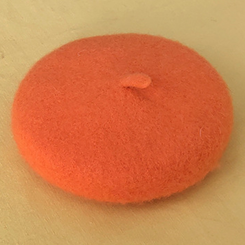 Solid Color Pet Hat Painter Wool Hat Dog Beret Mini Decorative Photo Headwear Pet Memorial Christmas Luxury Beret Hat: 01