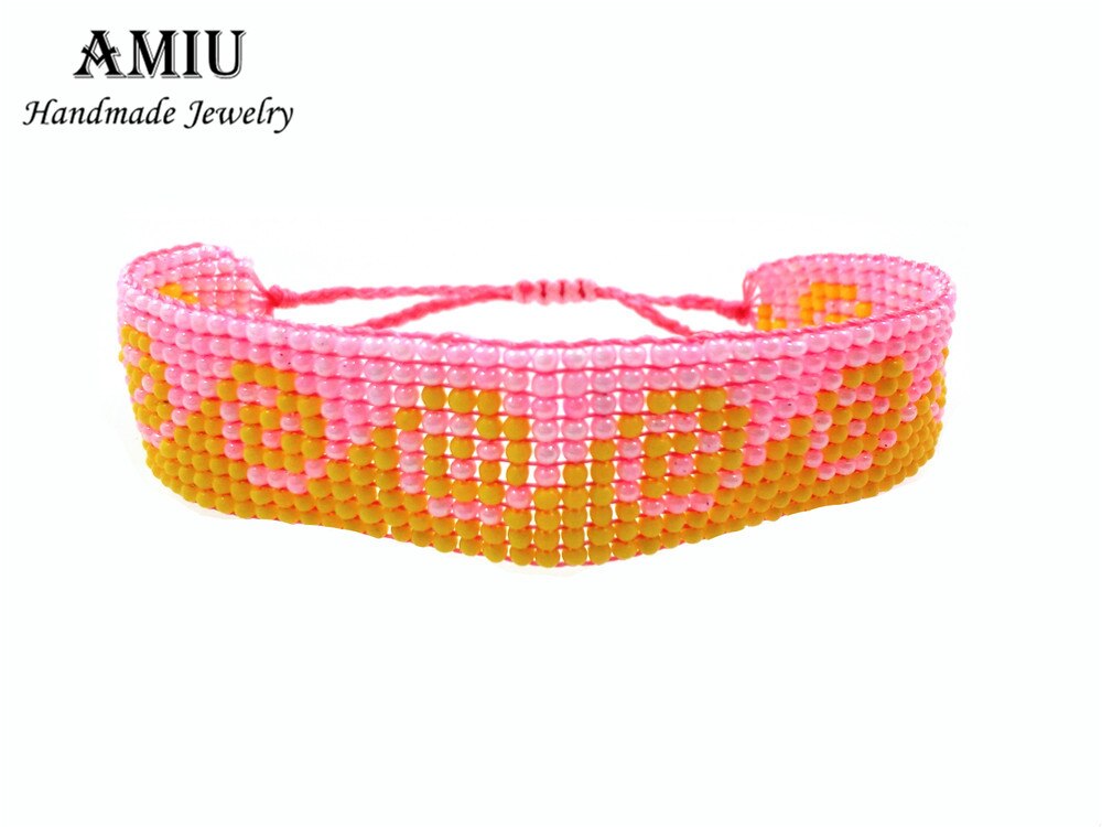 UGA-AMIU Artesanal Pulseiras Da Amizade Hippy Semente Beads Cruz Pulseira de Corda Artesanal Brasileiro Para Mulheres Homens Dropshipping
