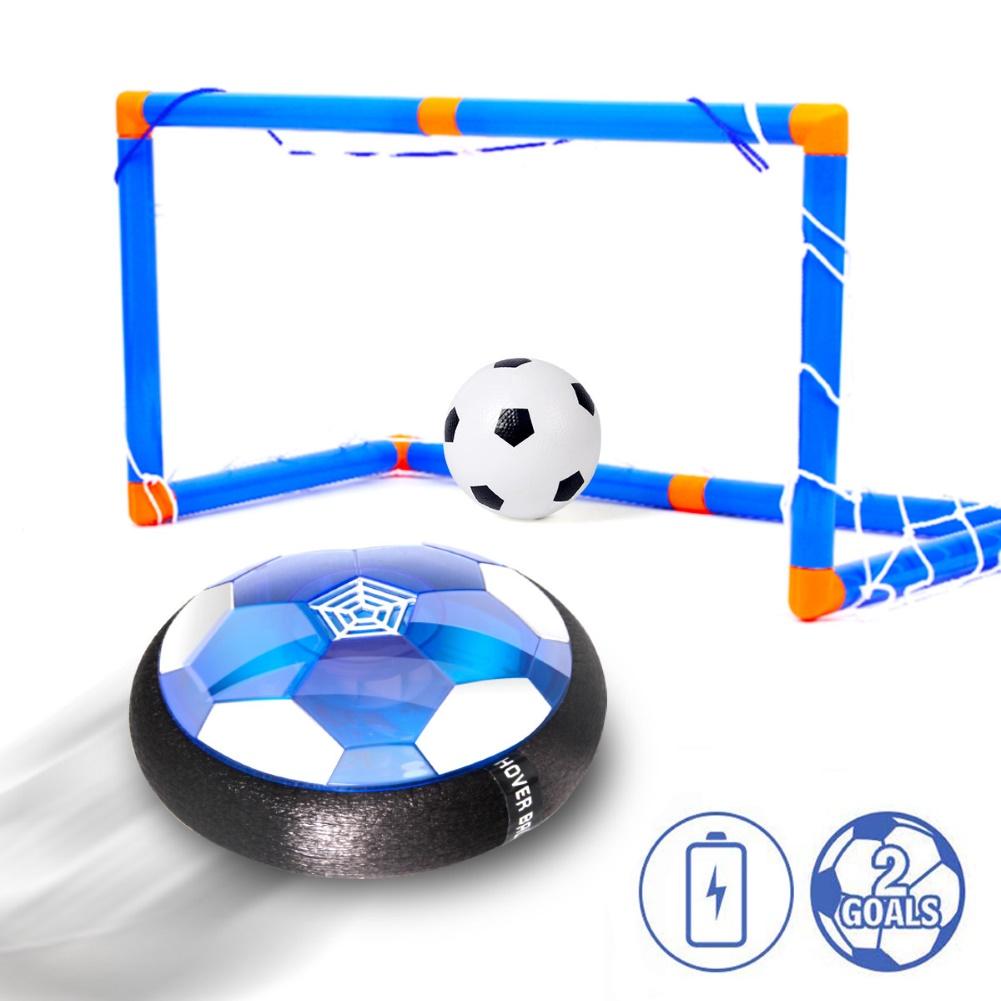 Luftkraft usb svæve fodboldbold legetøj genopladelig luftfodbold indendørs flydende fodbold med led lys jul til børn