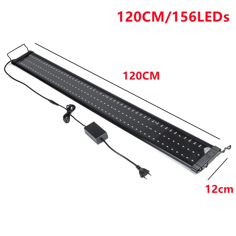 30-120Cm Led Aquarium Licht Multi-Color Full Spectrum Slim Fish Tank Aquatic Plant Landscapingmarine Groeien Verlichting lamp
