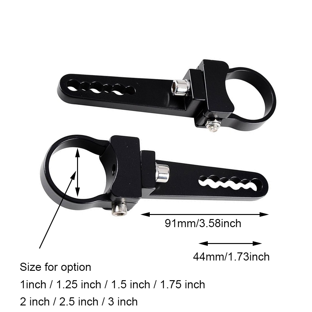 1", 1.25", 1.5", 1.75", 2", 2.5", 3" Mount Bracket Clamps, Aluminum Tube Bull/Roll Bar Mount Bracket Clamps Holder LED Car Truck Off Road Work Light( 1.25inch), Light Bars - Canada - View #9