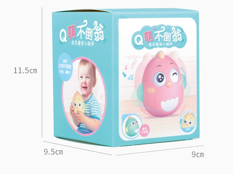 Baby Neugeborenen Spielzeug Nickte Tumbler Spielzeug Für Kid Ring Glocke Nette Roly-poly Pädagogisches Rassel Baby Entwicklung Spielzeug