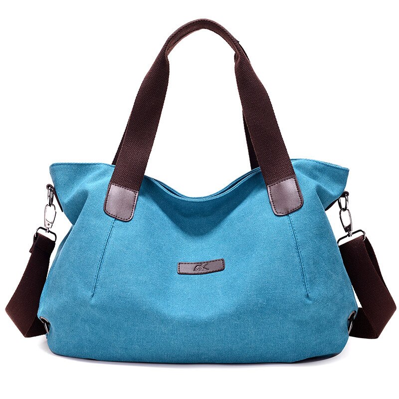 Canvas Tassen Voor Vrouwen Mode Graffit Toevallige Handtas Grote Capaciteit Canvas Schoudertas Crossbody Tassen 2022 Sac A Main muje: Blue2