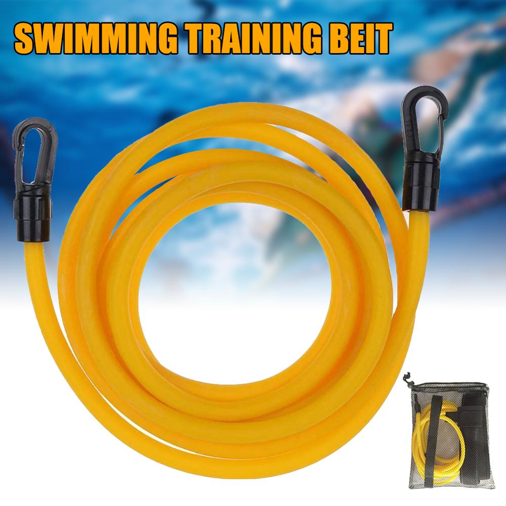 Arnés ajustable para Entrenamiento de natación, cinturón de resistencia, cuerda de seguridad para piscina, herramienta para natación, ejercitador, equipo de cuerda de seguridad