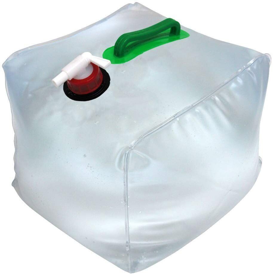 Bolsas de agua para exteriores, contenedor de agua para pícnic, barbacoa, Plegable, portátil, portador de campamento, coche, tanque de agua de 20l, # T3P