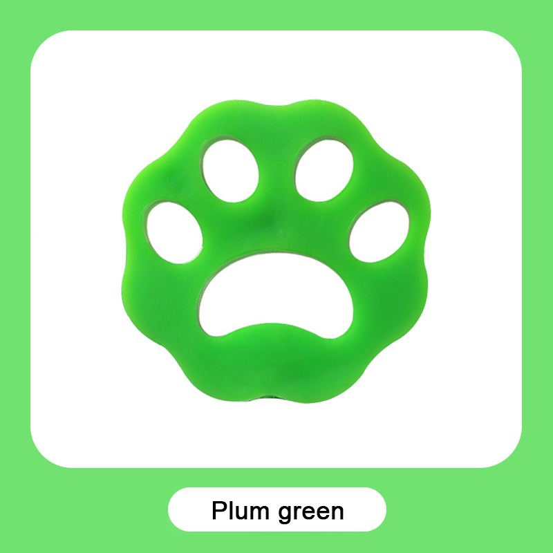 Pet Hair Remover Reusable Washing Machine Accessories Cleaning Laundry Catcher Pet Hair Catcher Cat Dog Lint Remover Dryer: Plum Green
