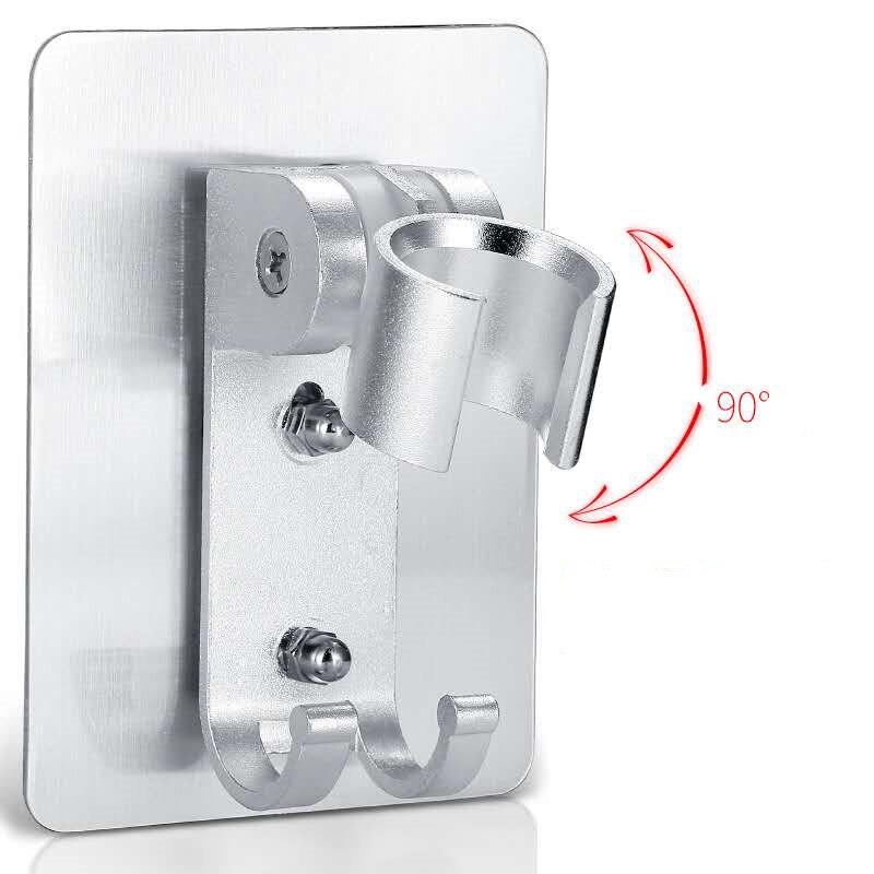 Punch-Free Shower Head Bracket Movable Bracket Adjustable Bathroom Bracket Wall-Mounted Shower Bracket Bathroom Accessories Hook