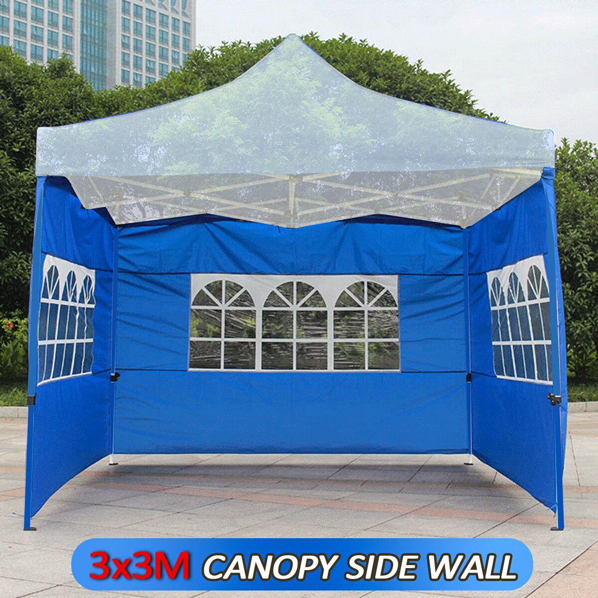 Oxford Doek Party Tent Zijwanden Waterdichte Tuin Patio Outdoor Luifel 3x3m Zon Muur Zonnescherm Shelter Tarp zijwand Zonnescherm