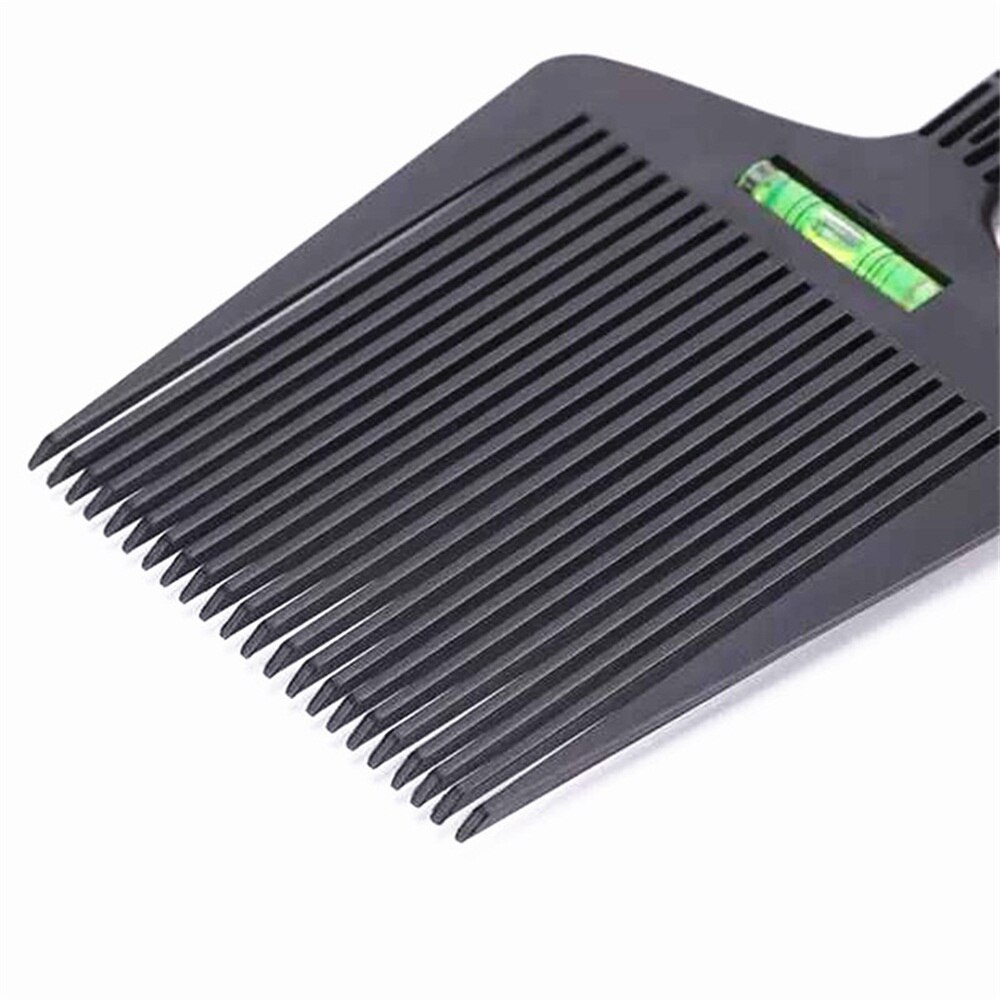 Flat Top Comb Short Hair Trimming With Liquid Balance Dyeing Hair Cutting Styling Tool Anti-slide Handle Comb