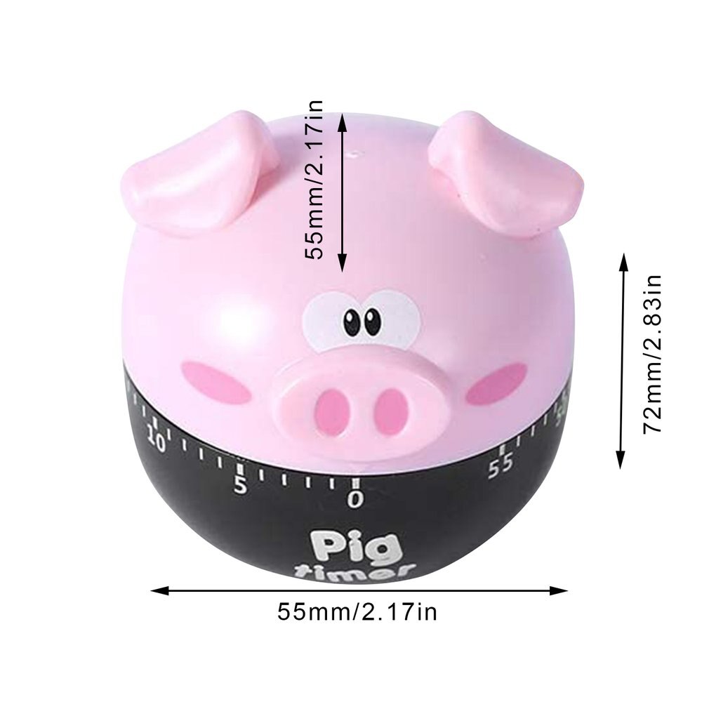Kitchen Timer Cute Alarm Clock Timer Egg Student Timing Reminder Mechanical Clockwork Alarm Timer