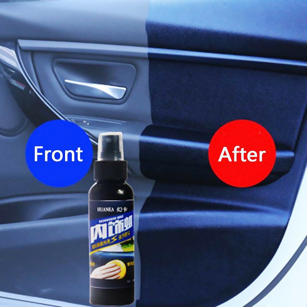 Multifunctional 120ml Auto Car Interior Cleaning Waxing Tire-wheel Dedicated Refurbishing Agent Cleaner
