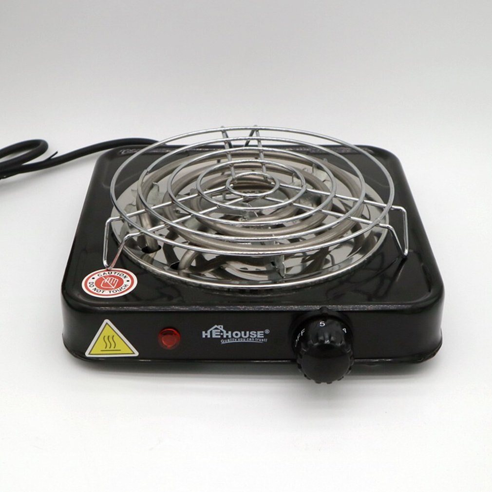 Waterpijp Houtskool Brander 500W Elektrische Kookplaat Kookplaat Ijzer Brander Reizen Draagbare Koken Apparaten Koffie Heater Chicha Eu Plug