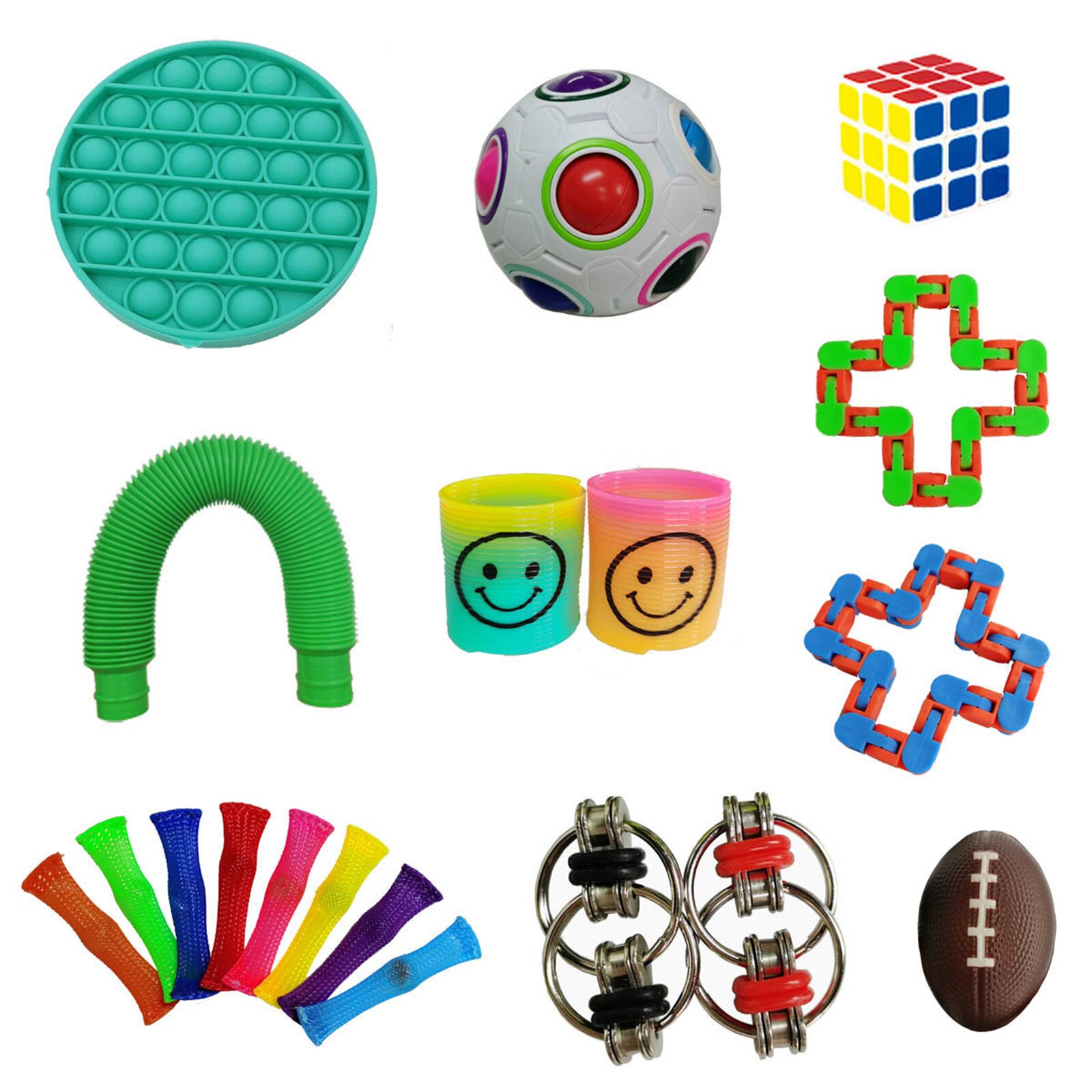 anti stress spielzeug kinder Figet Spielzeug Anti Stress Spielzeug Set Stretchy... – Grandado