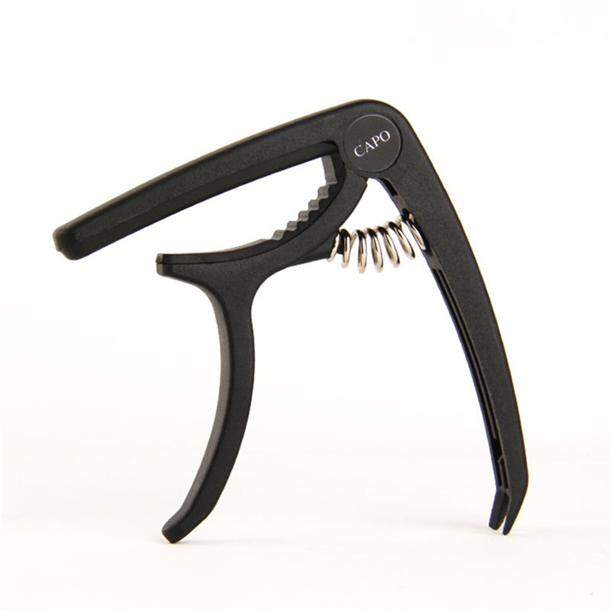 Gitar capo for 6- strengs akustisk klassisk gitar elektrisk gitar stemmeklemme musikkinstrument ukulele bassgitartilbehør: Svart