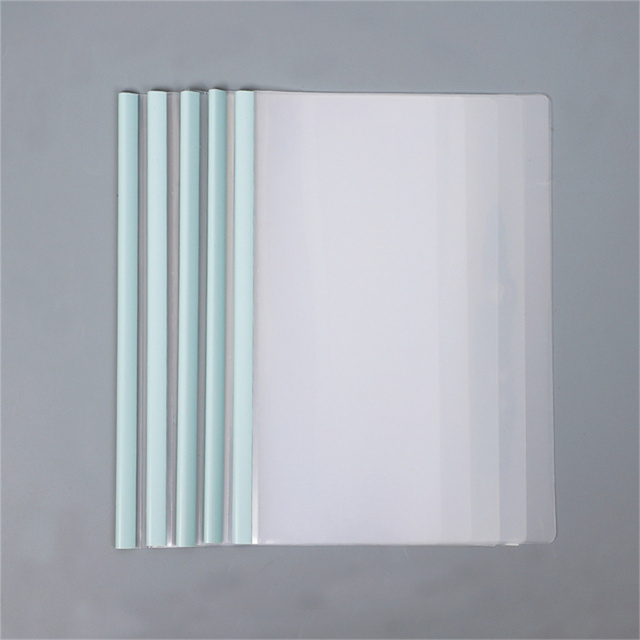 10 stk  a4 morandi farge papir mappe dokument stang klemme fil emballasje kvitteringsholder klistremerker lagring kontorrekvisita: Grønn