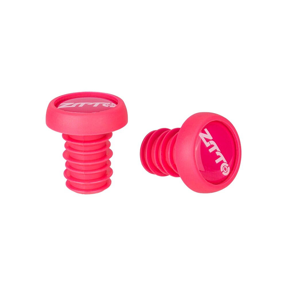 ZTTO 2 pezzi MTB tappi terminali manubrio bici da strada gel di silice tappi manubrio manubrio colorato estremità manubrio tappi tappi: magenta