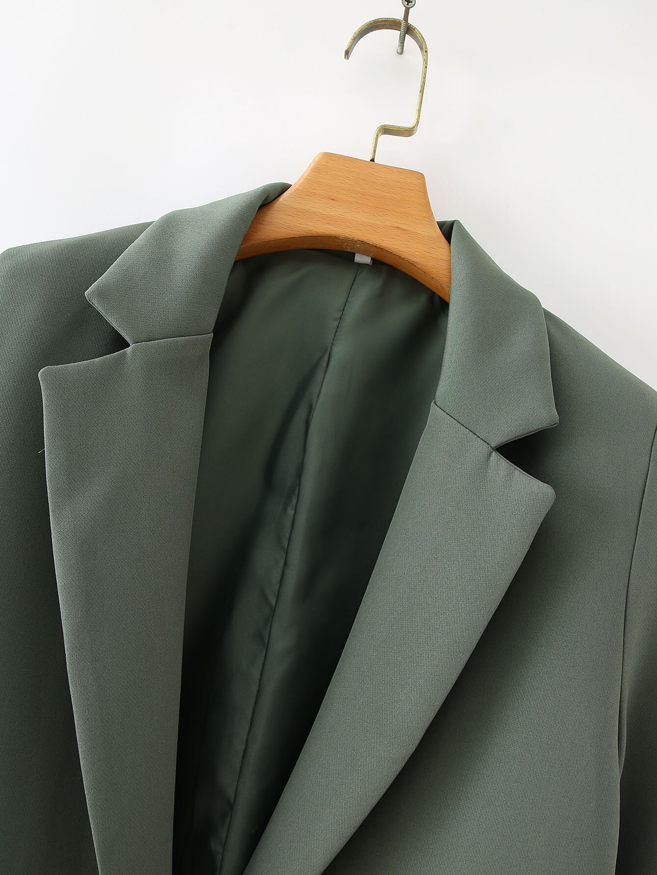 Costume pantalon OL uni pour femme, ensemble deux pièces, blazer et pantalon à bouton unique, , ensemble 2 pièces, automne