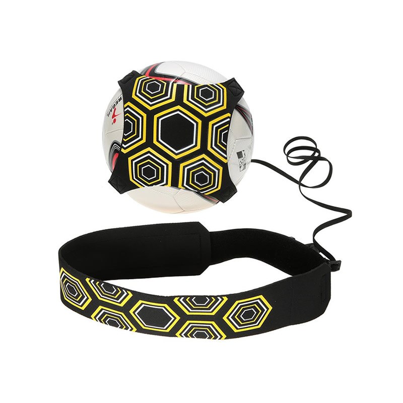 kopnięcie solo piłka nożna trener piłka robić piłki nożnej żonglować torby regulowane dzieci pomocniczy krąży pas piłka nożna dla dzieci sprzęt treningowy